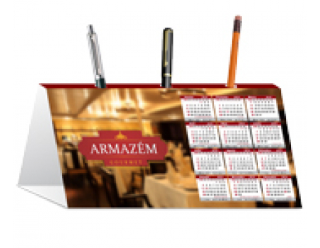 Calendário Porta Caneta